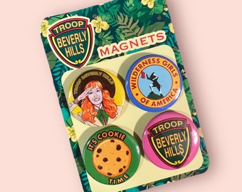 Troop Beverly Hills Magnets | Gift for Her | Personalized Gift | Birthday Gift | It's Cookie Time | Shelley Long