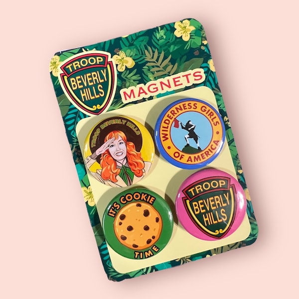 Troop Beverly Hills Magnets | Gift for Her | Personalized Gift | Birthday Gift | It's Cookie Time | Shelley Long