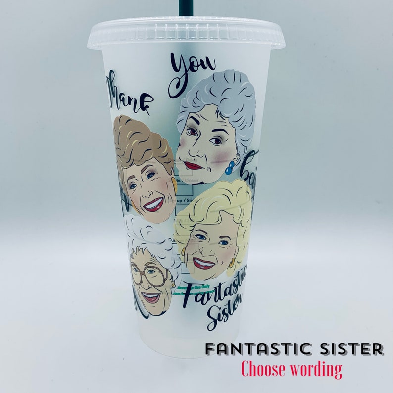 SEALED Personalized Golden Girls Starbucks Cup/ Starbucks Cup/ image 5