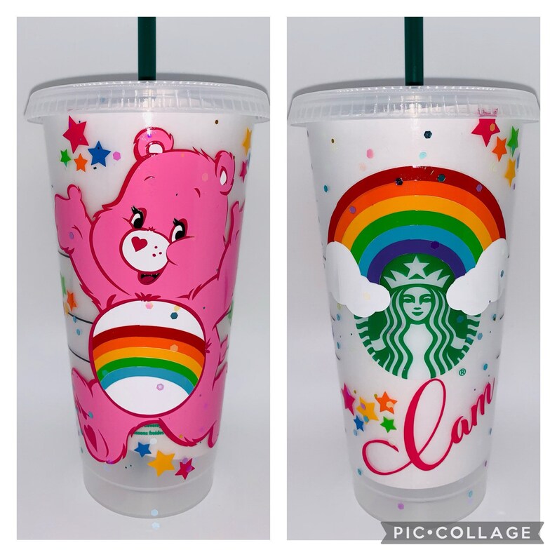 Personalized Care Bears Starbucks Cup/ Starbucks Cup/ Custom Etsy