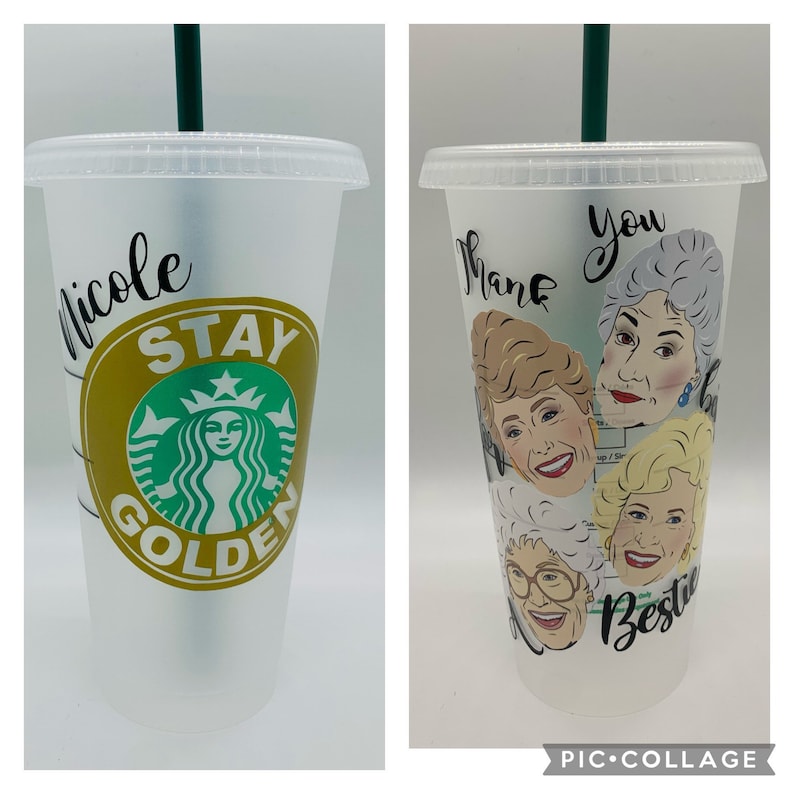 SEALED Personalized Golden Girls Starbucks Cup/ Starbucks Cup/ image 1