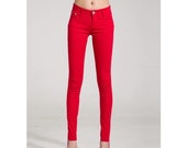 Brand New Womens Retro Style Elastic Stretchy Pencil Jeans Pants Slim Fit Skinny Jean For Girls Woman Vintage Look