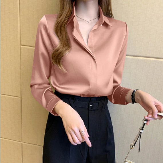 Long sleeve polo formal for womens 2025