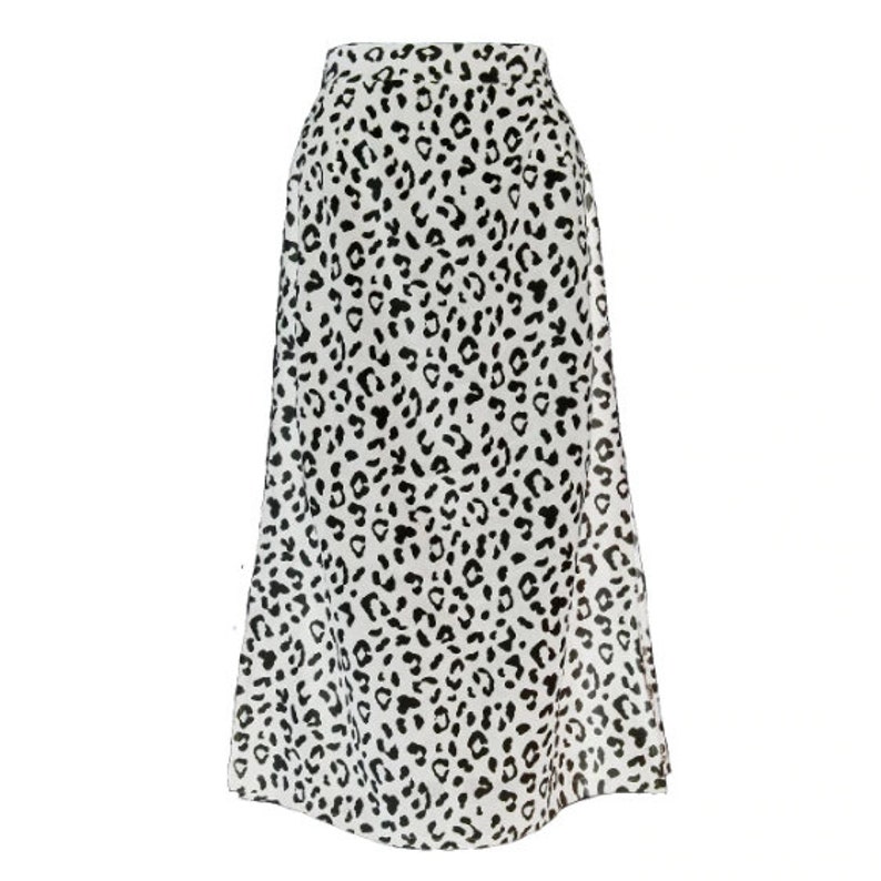 Brand New Women/'s Leopard Print Chiffon Skirt Dress With Side Split Opening For Females Girls Casual Skirts Dresses