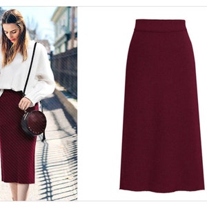 Long Pencil Skirt for Woman High Waist Skirt Long Skirt for - Etsy