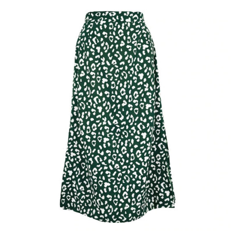 Brand New Women/'s Leopard Print Chiffon Skirt Dress With Side Split Opening For Females Girls Casual Skirts Dresses