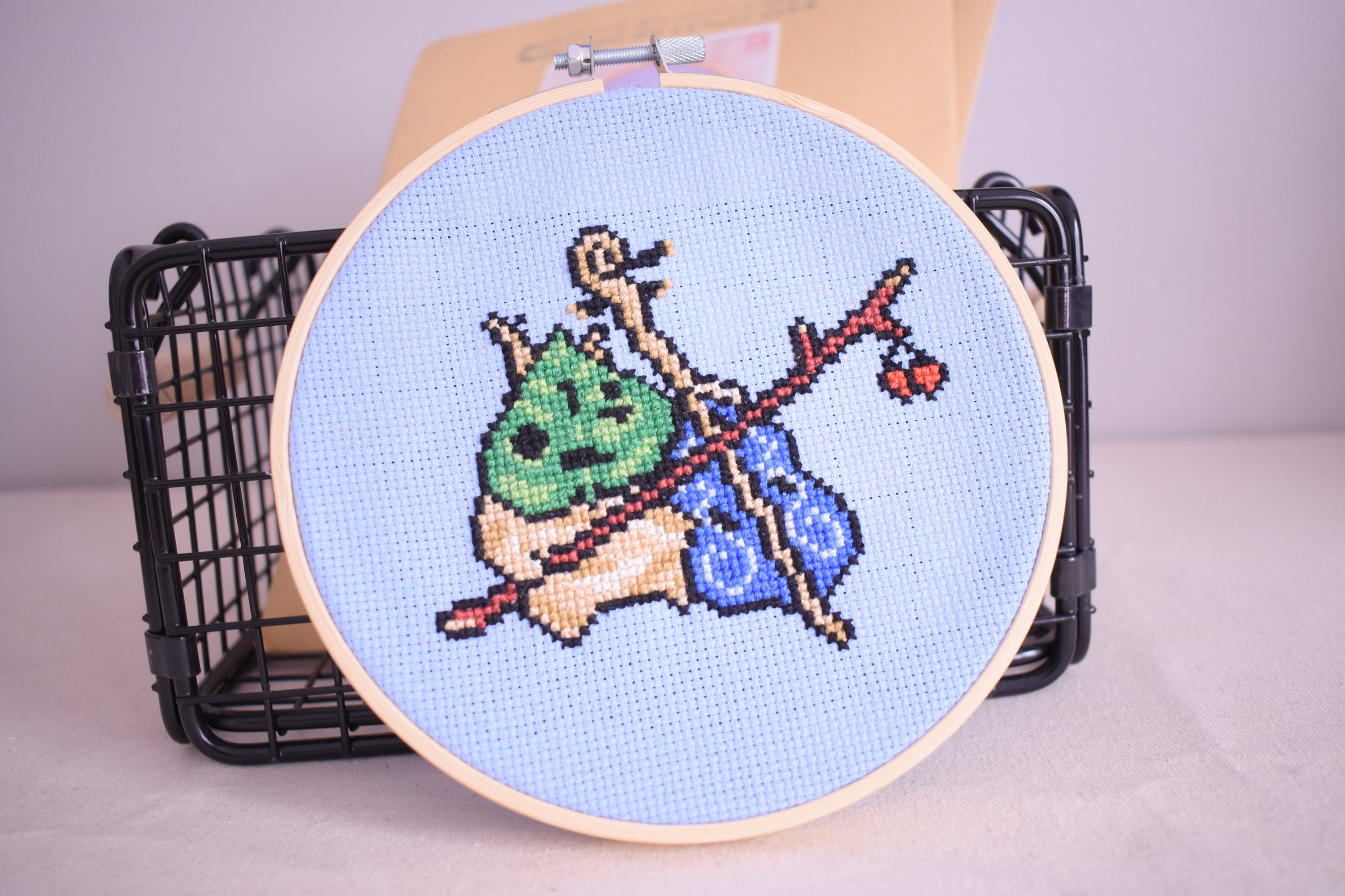 Zelda Cross Stitch Pattern, Korok Embroidery Pattern From Wind
