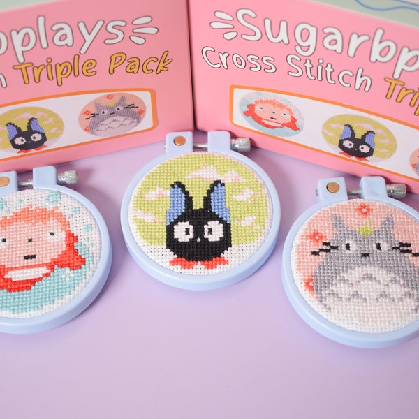 Ghibli Cross Stitch Kits Etsy UK