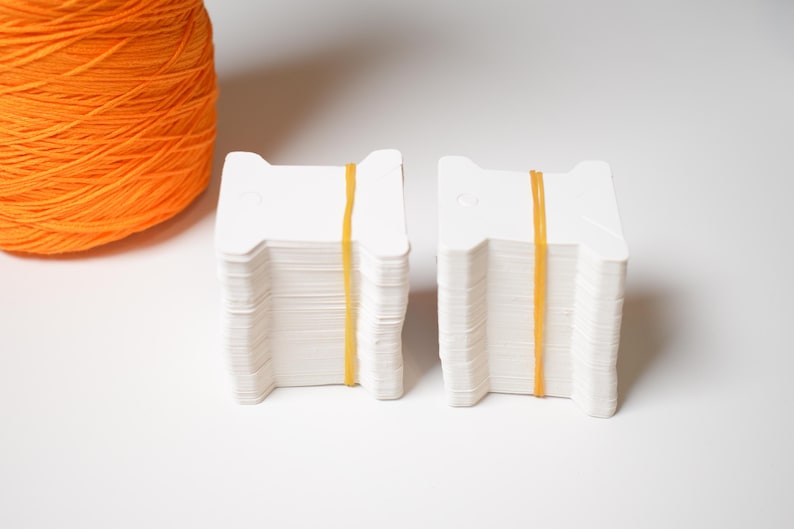 Cardboard Floss Bobbins for Thread Organizer, Eco Embroidery Floss ...