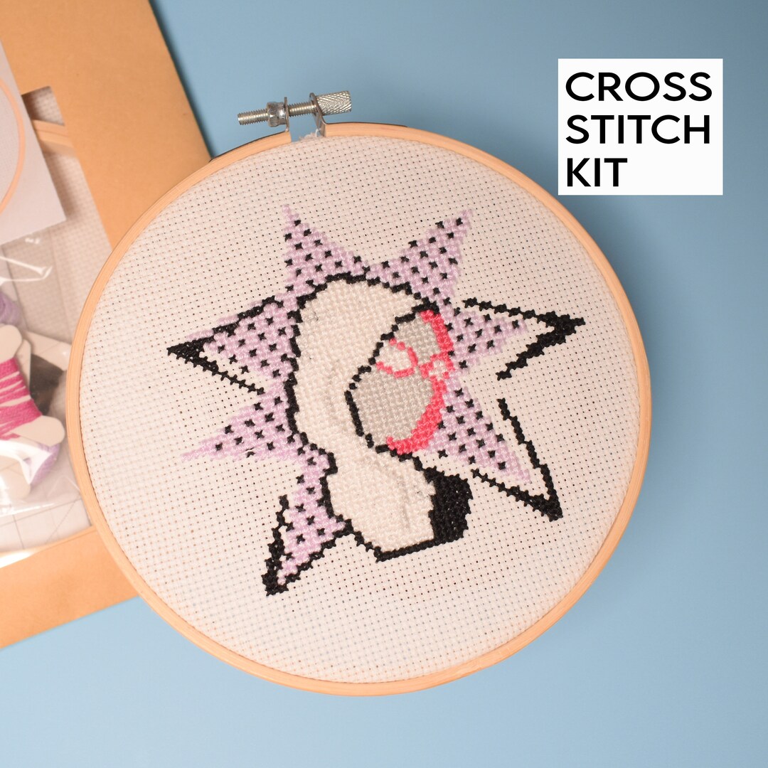 Spider Man Cross Stitch Kit, Marvel Spider Gwen Embroidery Kit, Spider