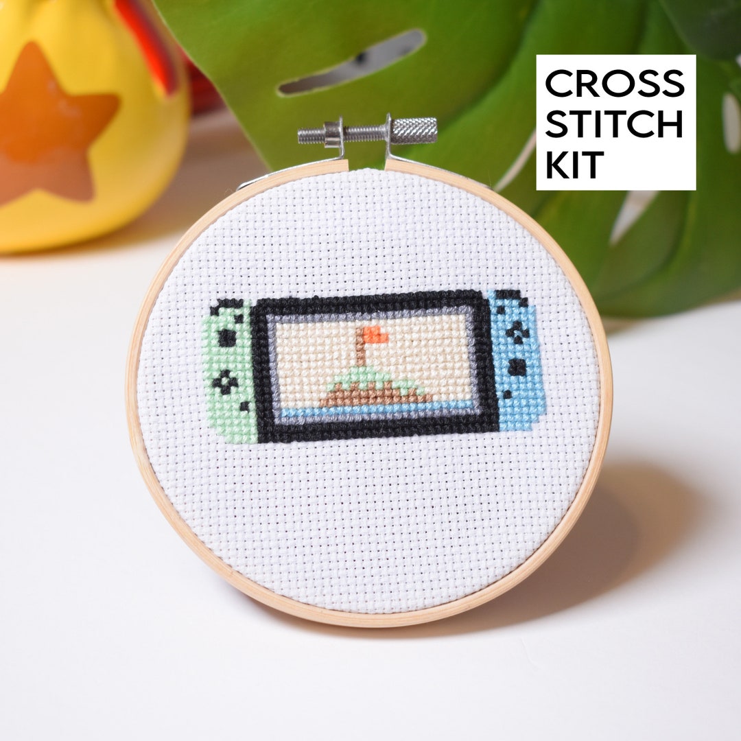 Animal Crossing Cross Stitch Kit, ACNH DIY Craft Kit, Animal Crossing Beginner Friendly