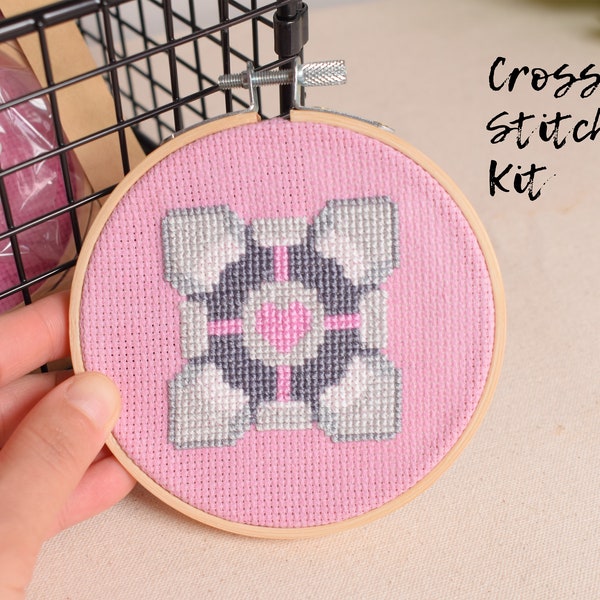 Companion Cube Plush Etsy