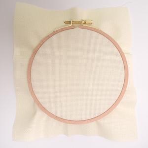 Tela Aida 16ct color avorio, tessuto per ricamo giallo chiaro 16ct, tela Aida color crema 16ct, tela Aida di cotone 16ct, tessuto tagliato su misura