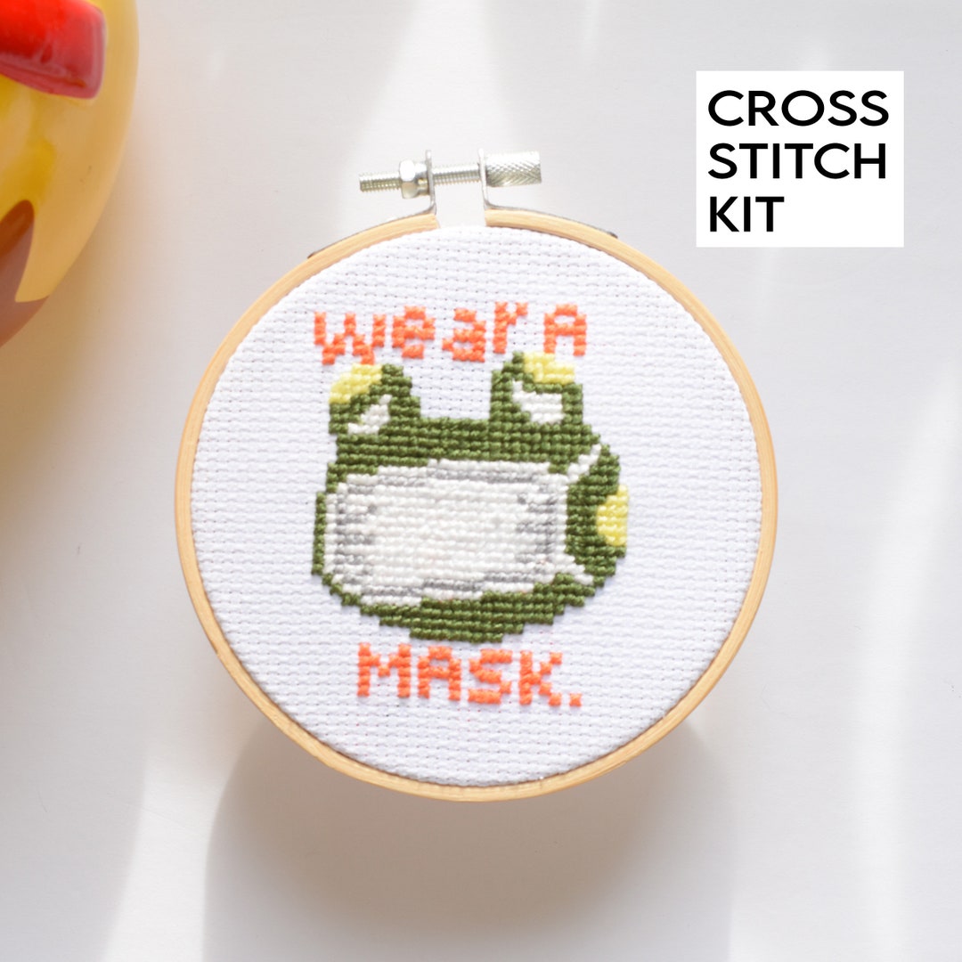Animal Crossing Cross Stitch Kit ACNH Frog Villager Raddle Etsy