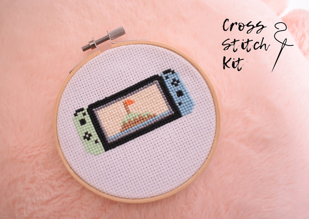 Animal Crossing Cross Stitch Kit ACNH Themed Switch Animal Etsy