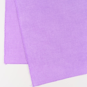 14 count Hand Dyed Light Purple Aida Fabric, 14 count purple hand dyed fabric.