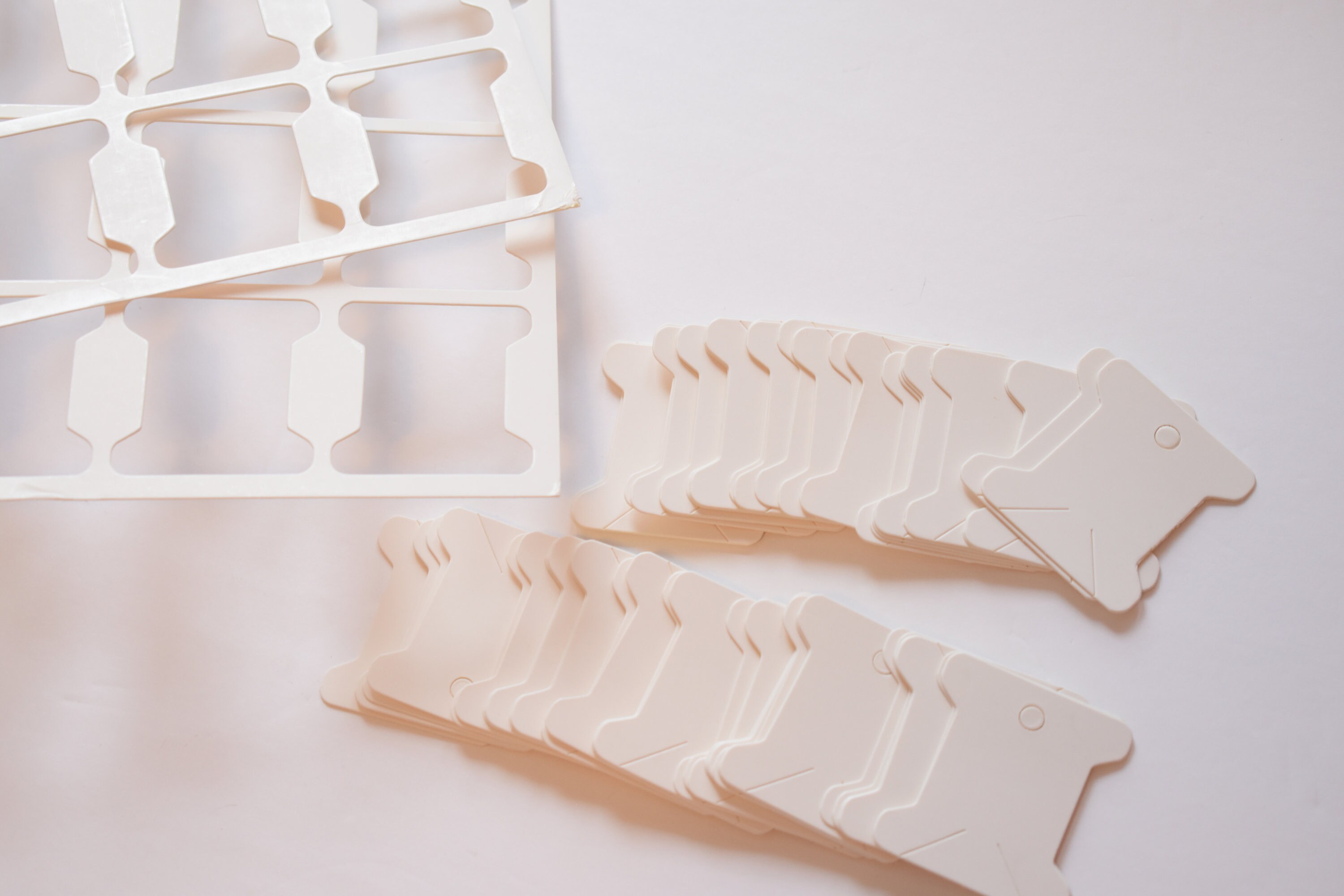 Cardboard Floss Bobbins for Thread Organizer, Eco Embroidery Floss ...