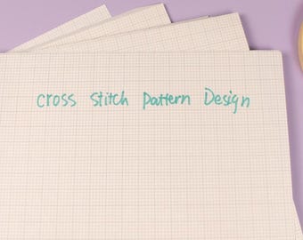 14 Count Cross Stitch Graph Paper for Pattern Design (11.5 inches by 8.5 inches)