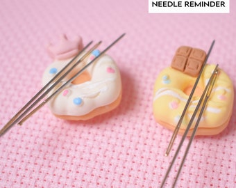 Magnetic Needle Reminder, Donut Needle point magnets, A safe place to park your needle, keep your needle on surface