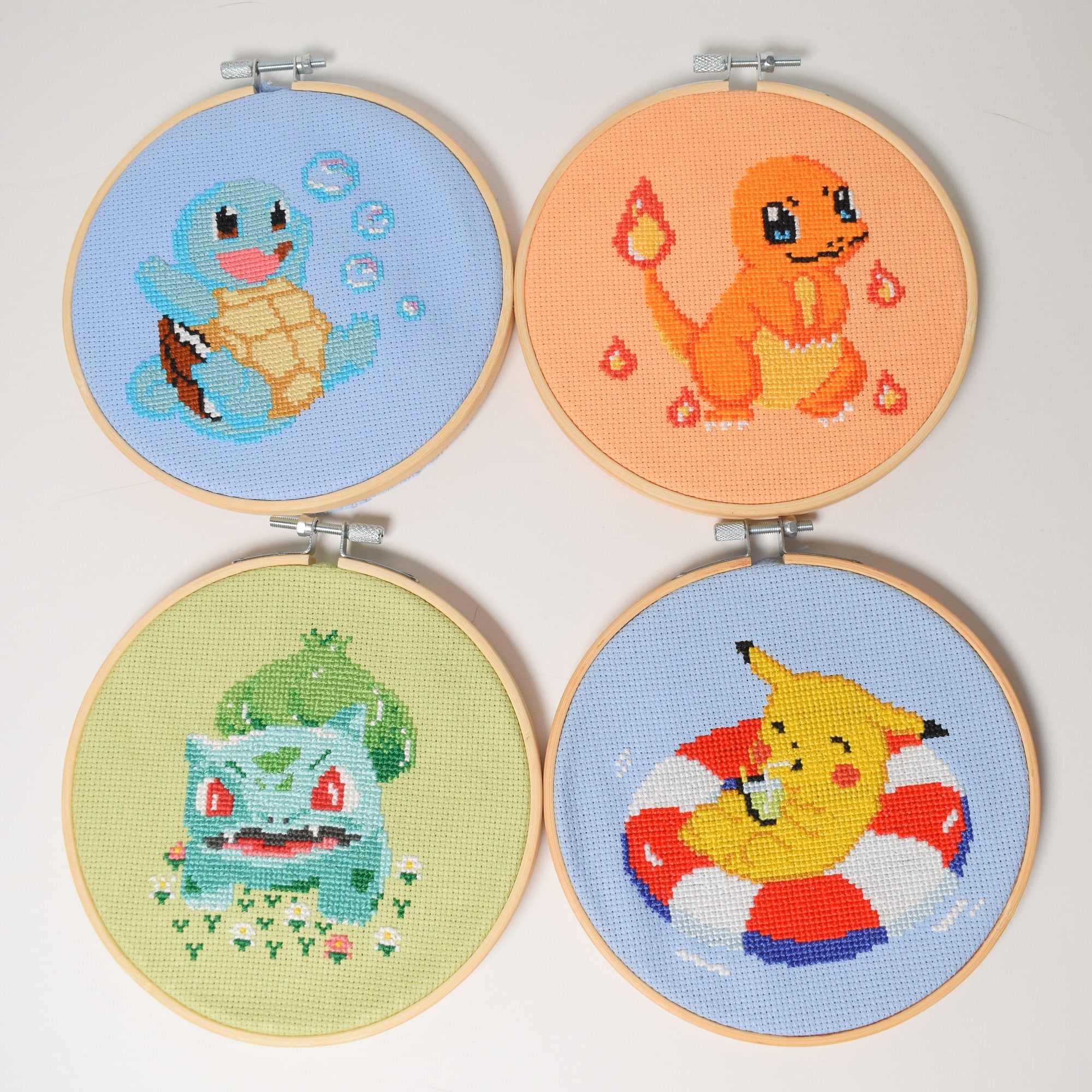ポケモン 刺繍デザイン集  STORY EMBROIDERY 某有名メーカー糸と間違えた 格安の糸でポケモンを刺繍する 第12