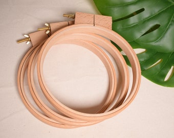Französische Stickrahmen (6 "7", 8 "), Holz Quilt Hoop, hochwertige breite Stickerei Nadelspitzen Versorgung, DIY Bastelbedarf, Kreuzstichrahmen