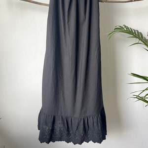 Full Slip, Cotton Slip full length, Maxi White Underdress, Maxi Slip, white cotton slip dress, black slip dress, full length cotton slip