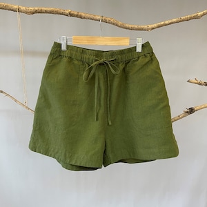 Linen shorts, Linen Active Shorts, Summer linen shorts women, jogger shorts women, relaxed fit linen shorts, linen runner shorts, shorts