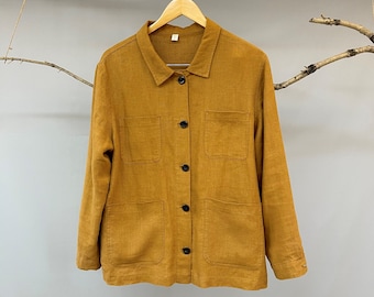 90's vintage カバーオール ジャケット シャツ ブラウン 60s ヒッコリー エンジニアジャケット オシュコシュ 40 42
