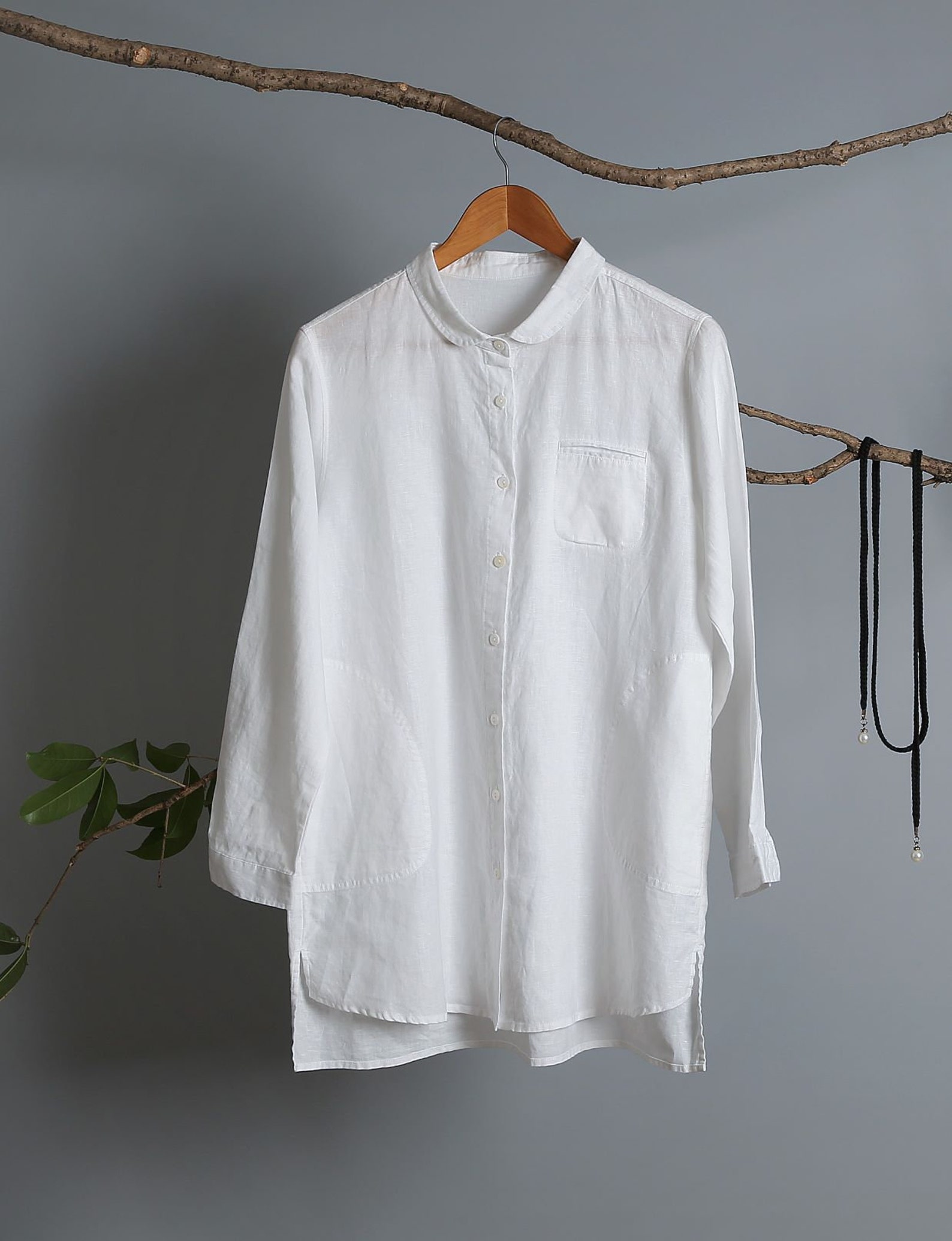 Long-sleeve linen Shirt main image 0