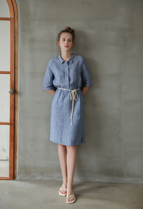 linen shirt dress, linen midi dress, linen dress denim, linen shirt dress navy, short sleeve linen shirt dress, linen shirt dress beige
