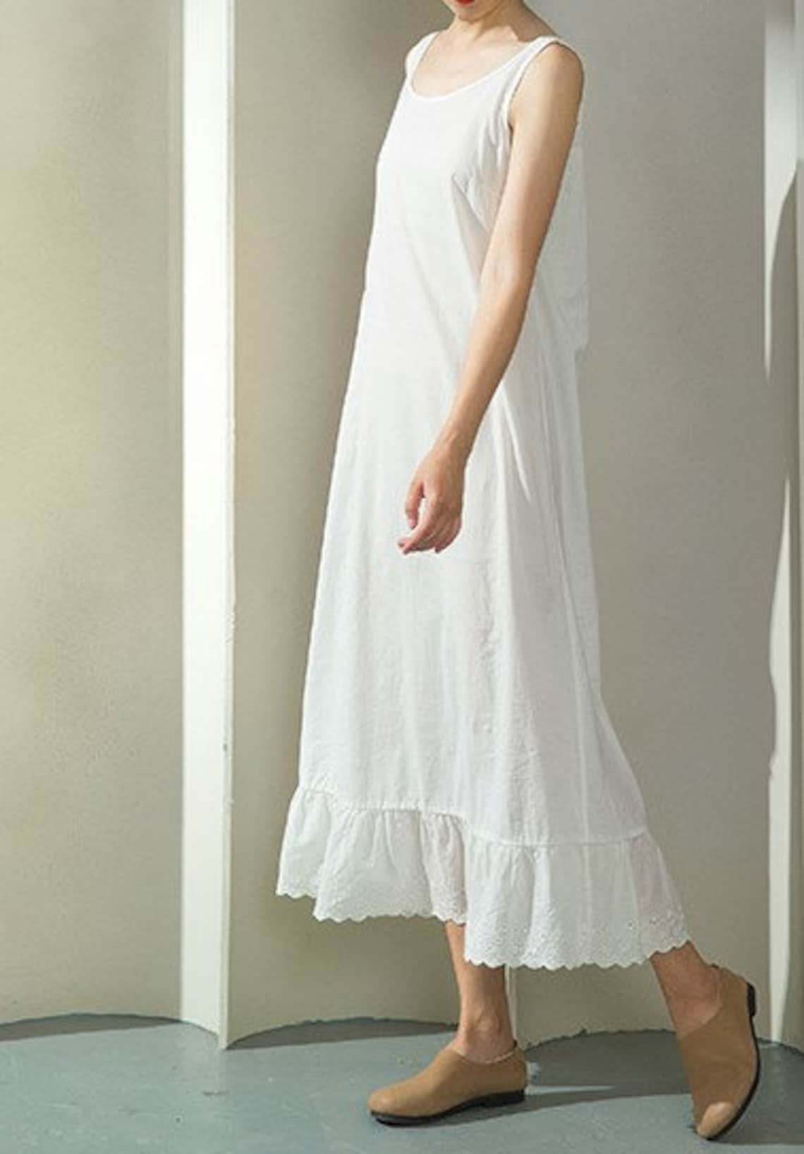 Full Slip Underdress Under Dress Slip Pure cotton slip Etsy