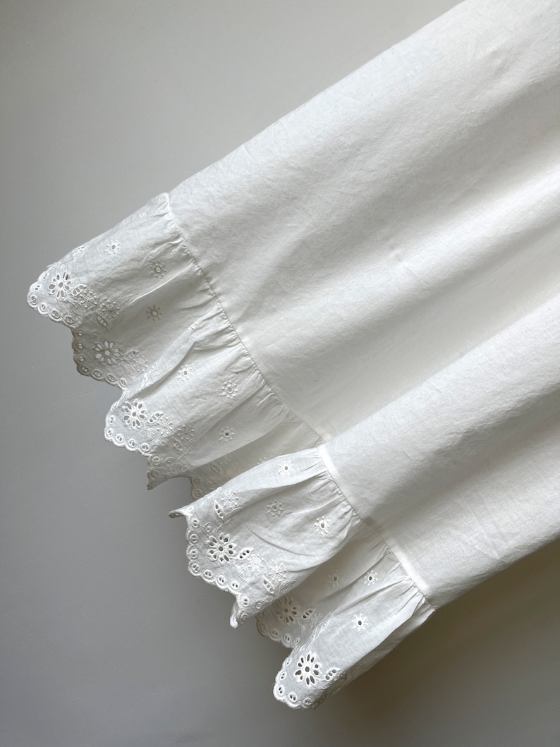 Full Slip Cotton Slip Full Length Maxi White Underdress Etsy