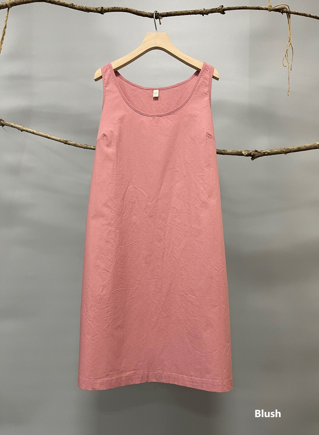 Full slip, 100% cotton slip in colors, Full length cotton Underdress, cotton underdress in colors, knee length slip, Calf length cotton slip