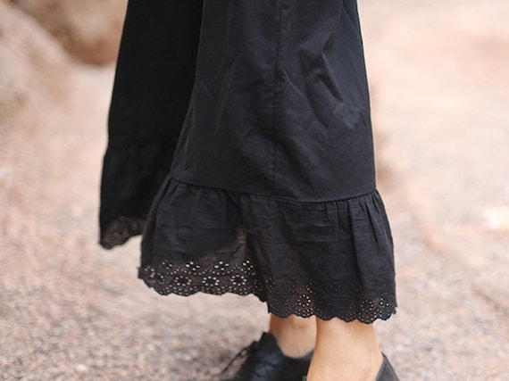 black cotton slip for under dress Under Dress Full Slip - Breathable Cotton Wide Strap Slip