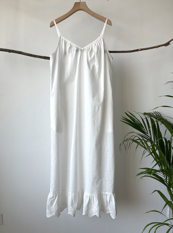 Full Slip, Maxi Length Underdress, Maxi Slip, Long Cotton Slip