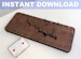 Cribbage Board Cut File, Rectangular Cribbage Board File, Instant Download, Glowforge File, Laser File, Personalized Game Board, Card Games 
