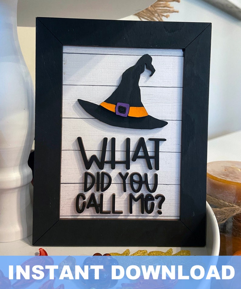 Download Halloween Witch Theme Tier Tiered Tray Signs SVG Files DXF ...