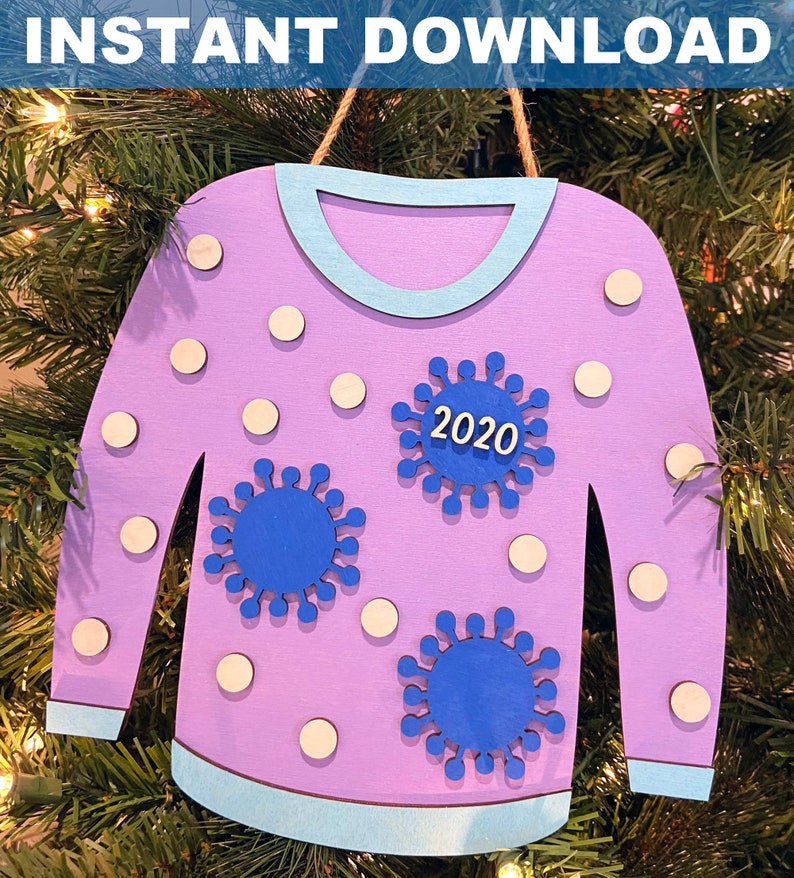 Download Christmas Sweater File Instant Download for DIY Kit SVG ...
