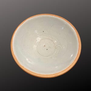 Qingbai Glazed Porcelain Bowl | Antique Chinese Ceramic | Incised Decoration, 17cm Diameter