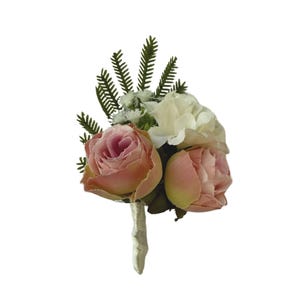 Wedding Boutonniere For Men | Groom Boutonniere/Boutonniere/Wedding Prom Homecoming Graduation Silk Flow