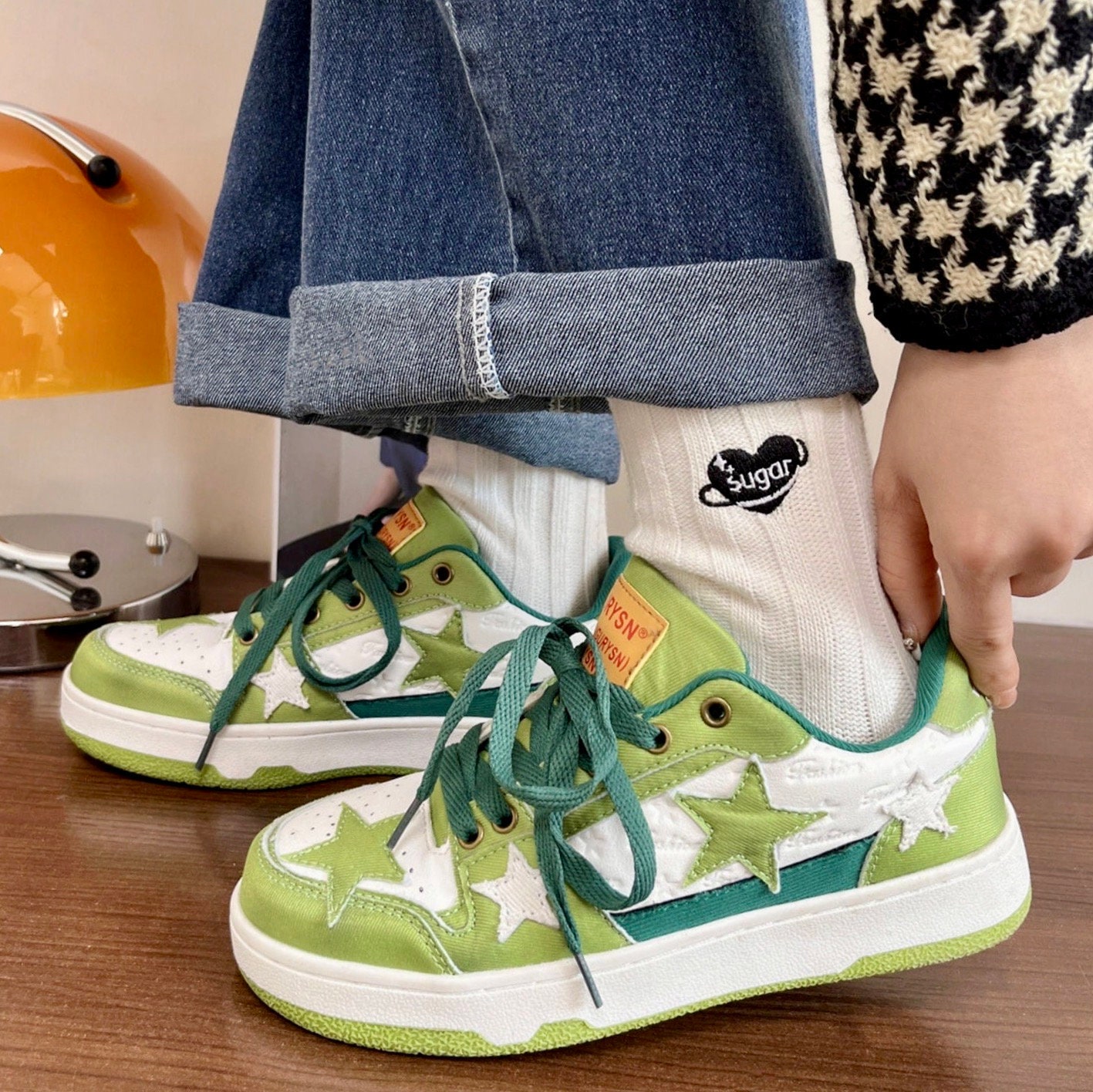 Pink Star Platform Sneakers - Kawaii Fashion Shop