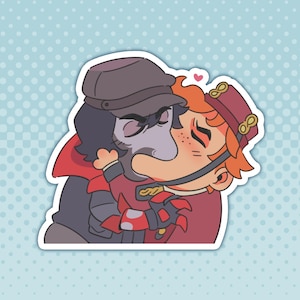 drifter doorman kiss sticker  (2.8" sticker) | deadlock