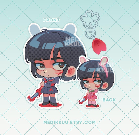 SILENT HILL f 型キーホルダー Hinako Shimizu Silent Hill F Acrylic Charm & Sticker - Etsy