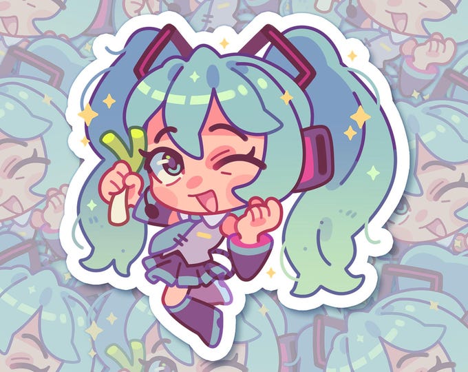 Miku Sorry Sticker Hatsune Miku Sticker (2.3