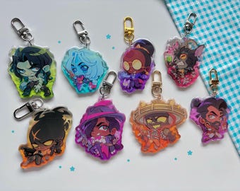 Impasse-bedels sleutelhangers (wave 2) Victor Vindicta Calico Billy Haze Wraith Seven Mirage