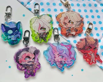 deadlock charms keychains (wave 3) Rem Graves Silver Venator Celeste Apollo