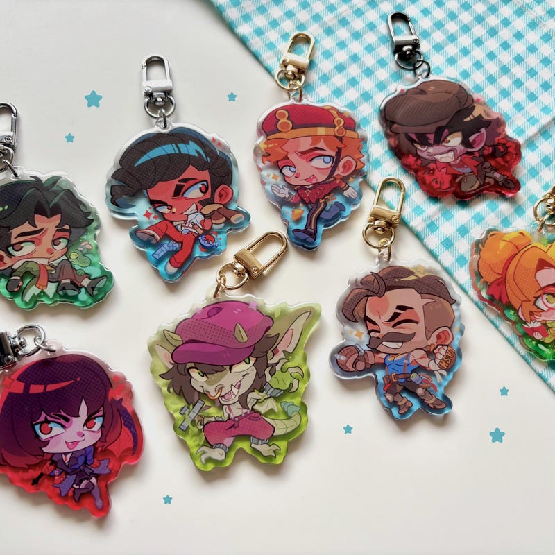 Mini Keychain Bag Charms - Etsy