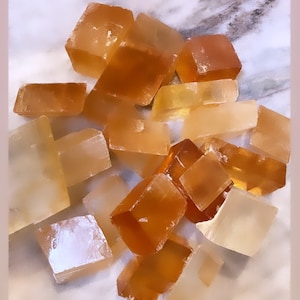 Honey Calcite - you choose - Raw natural honey calcite