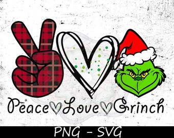 Free Free 248 Peace Love Grinch Svg Free SVG PNG EPS DXF File