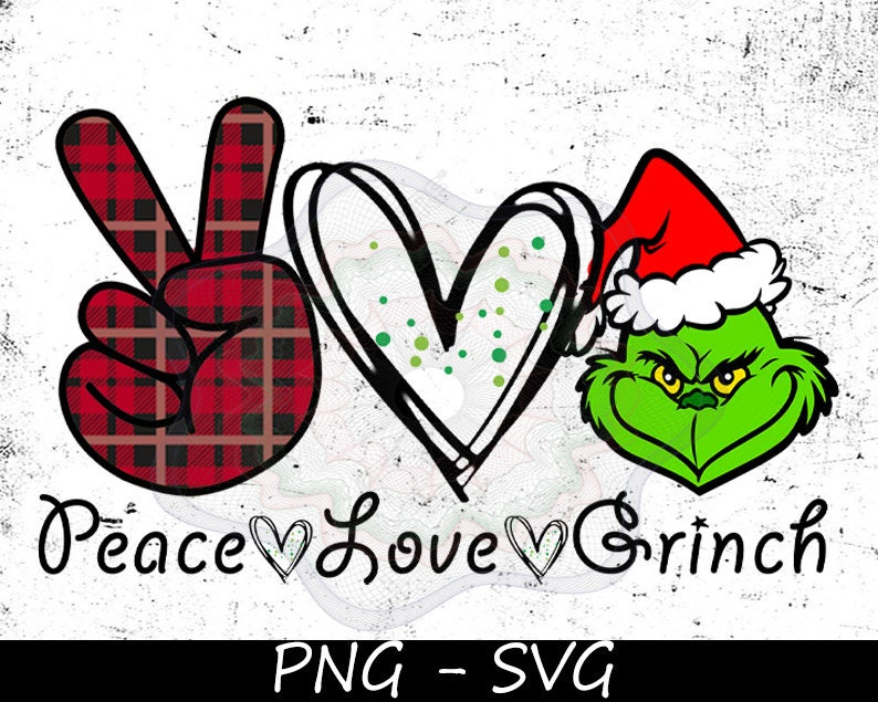 Free Free Peace Love Grinch Svg Free 501 SVG PNG EPS DXF File